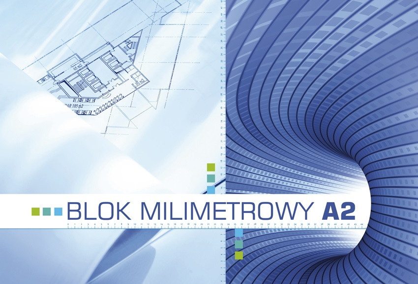 Blok milimetrowy A2 20k. Kreska
